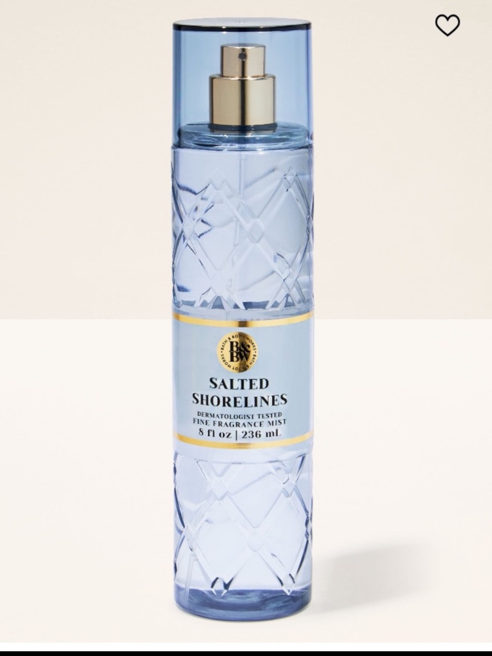 2/$22 “SALTED SHORELINES” by B&BW, Fine Fragrance Mist, 8 fl oz / 236 mL, NWT